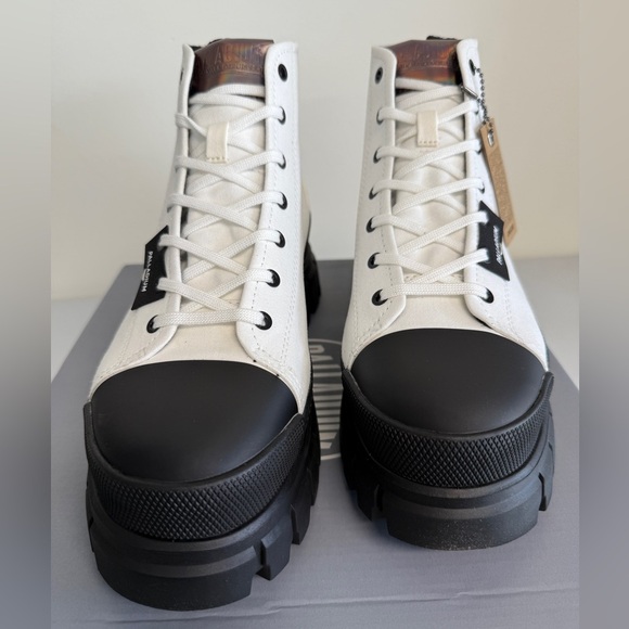 Womens Palladium Revolt Hi TX Platform Boot / Star White / 97242-116-M / Size 10 - Picture 4 of 7